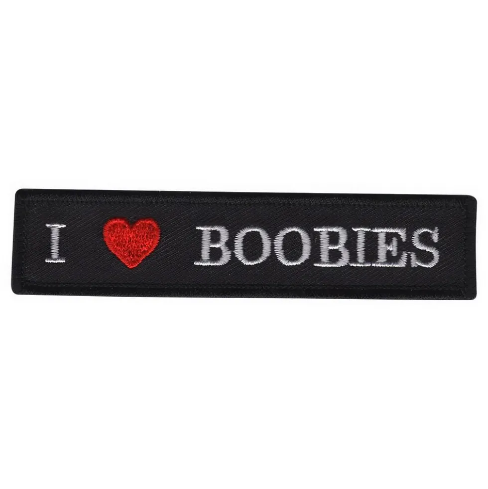 Stofmærke I Love Boobies