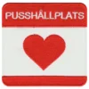 Stofmærke "Pusshållplats"