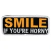 Stofmærke Smile If You're Horny