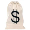 Stofpose med Dollartegn