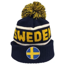 Strikket Hue Pom Pom Sweden