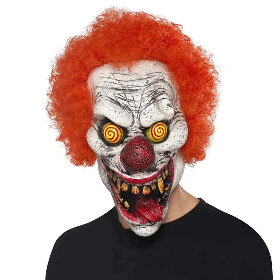 Styg Klovn med Hår Maske