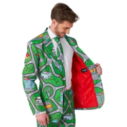 Suitmeister Carpet City Green Jakkesæt