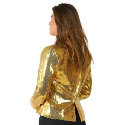 Suitmeister Pailletblazer Dame Guld