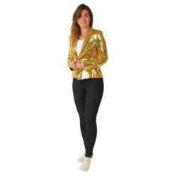 Suitmeister Pailletblazer Dame Guld