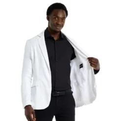 Suitmeister Pailletblazer Hvid