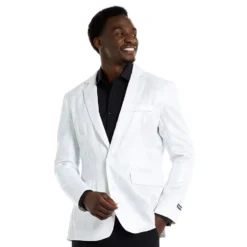 Suitmeister Pailletblazer Hvid