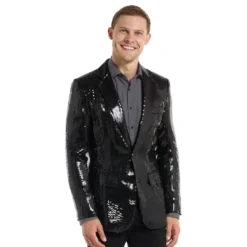 Suitmeister Pailletblazer Sort