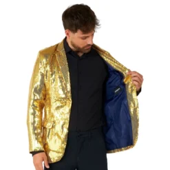 Suitmeister Pailletjakke Gold