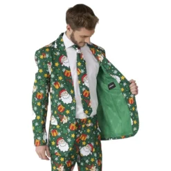 Suitmeister Santa Elves Grøn Jakkesæt