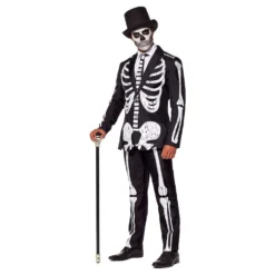 Suitmeister Skeleton Grunge Black Jakkesæt