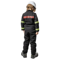 Svensk Brandmand Børnekostume