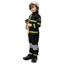 Svensk Brandmand Børnekostume