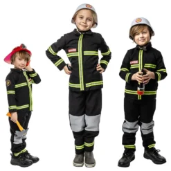 Svensk Brandmand Børnekostume