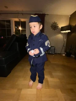 Svensk Politi Børnekostume