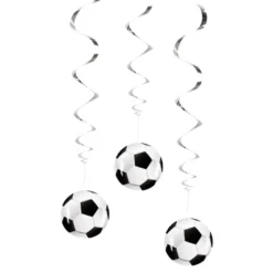 Swirls Fodbold Loftsdekoration