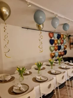 Swirls Guld Hængende Dekoration