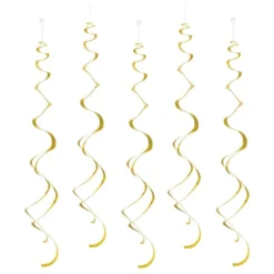 Swirls Guld Hængende Dekoration