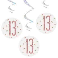 Swirls 13 Hvid/Rosaguld
