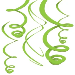 Swirls Lysegrøn Hængende Dekoration