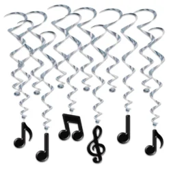 Swirls Musiknoder Hængende Dekoration