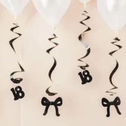 Swirls Tal 18 Sort