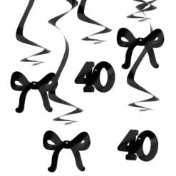 Swirls Tal 40 Sort