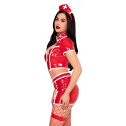 Sygeplejerske Red Alert Deluxe Kostume
