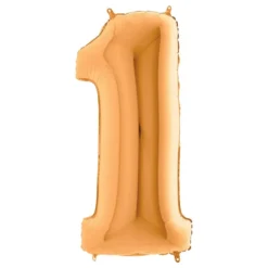 Talballon Guld Metallic