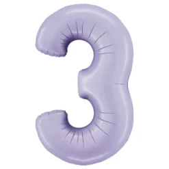 Talballon Lilla Satin