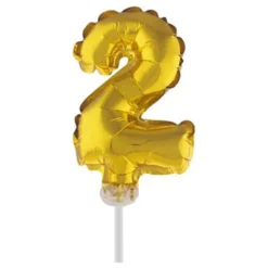 Talballon Mini Guld
