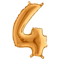 Talballon Mini Guld