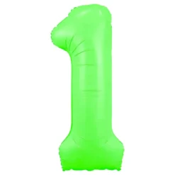 Talballon Neongrøn