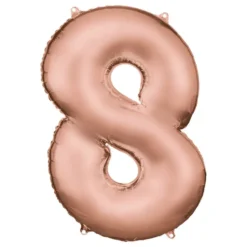 Talballon Roséguld Satin
