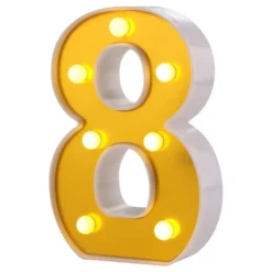 Tal Guld med LED-Belysning