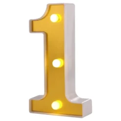 Tal Guld med LED-Belysning