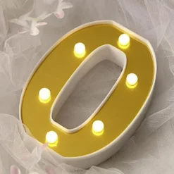 Tal Guld med LED-Belysning