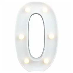 Tal Hvid med LED-belysning