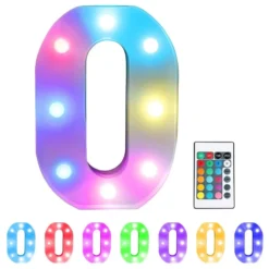 Tal RGB med LED-belysning