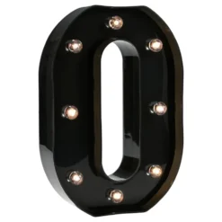 Tal Sort med LED-Belysning