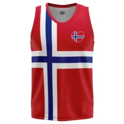 Tanktop med Norges Flag