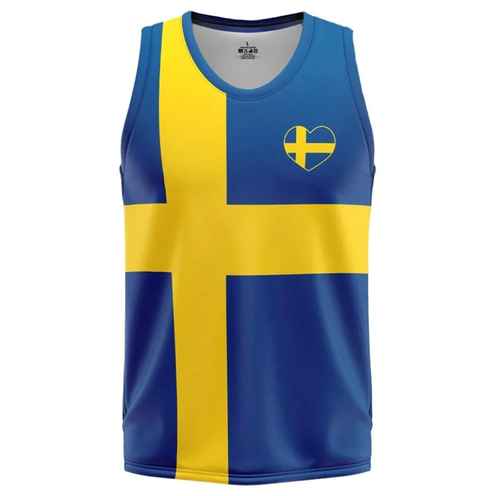 Tanktop Sveriges Flag