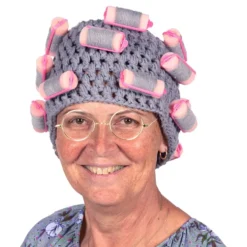 Tante Hat med Hårruller
