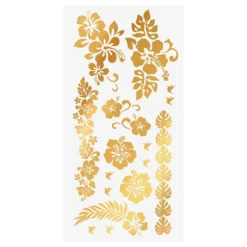 Tatoveringer Blomster Guld