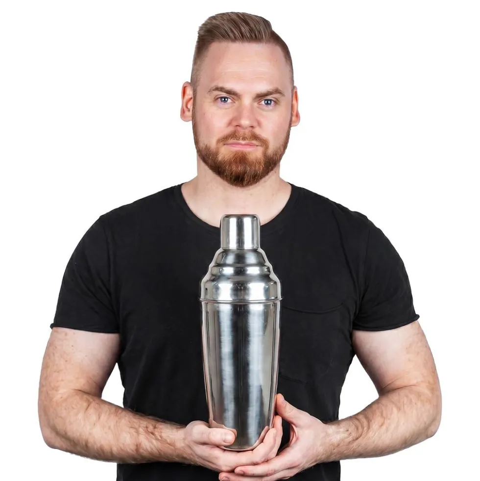 TB Cocktail Shaker i Rustfrit Stål XL