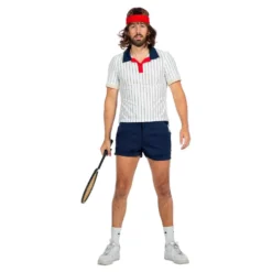 Tennisspiller Retro Herrekostume