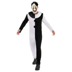 Terror Klovn Sort/Hvid Kostume