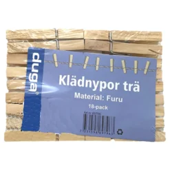 Tøjklemmer i Træ