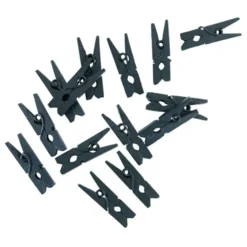 Tøjklemmer Mini Sort