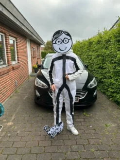 Tændstikmand Kostume